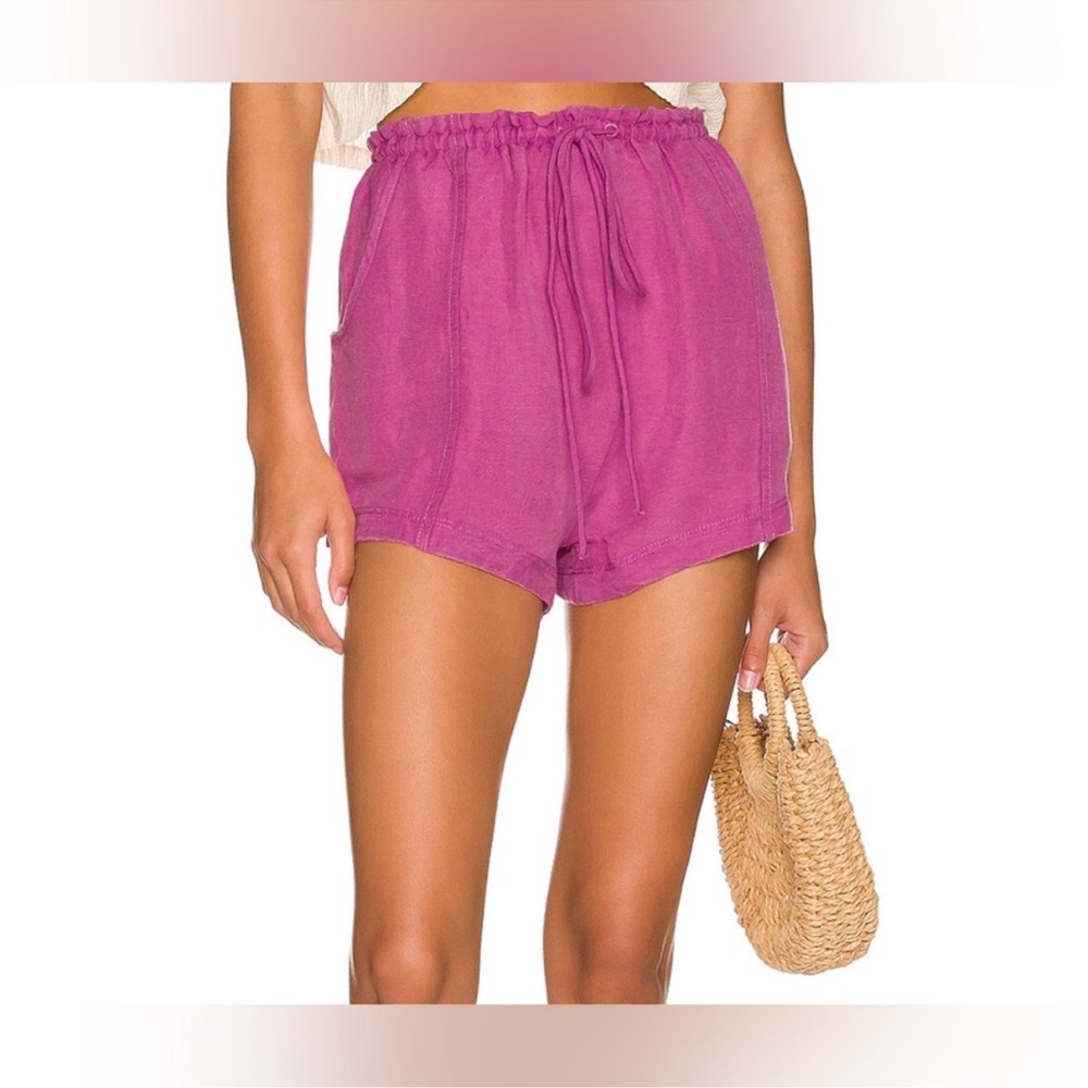 Free People Linen Shorts-XS
